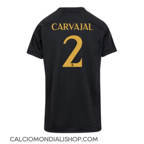 Maglie da calcio Real Madrid Daniel Carvajal #2 Terza Maglia Femminile 2023-24 Manica Corta